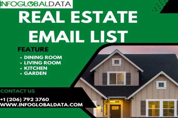 Buy Complete, Reliable, and Precise Real Estate Email Database to grow your sales revenue